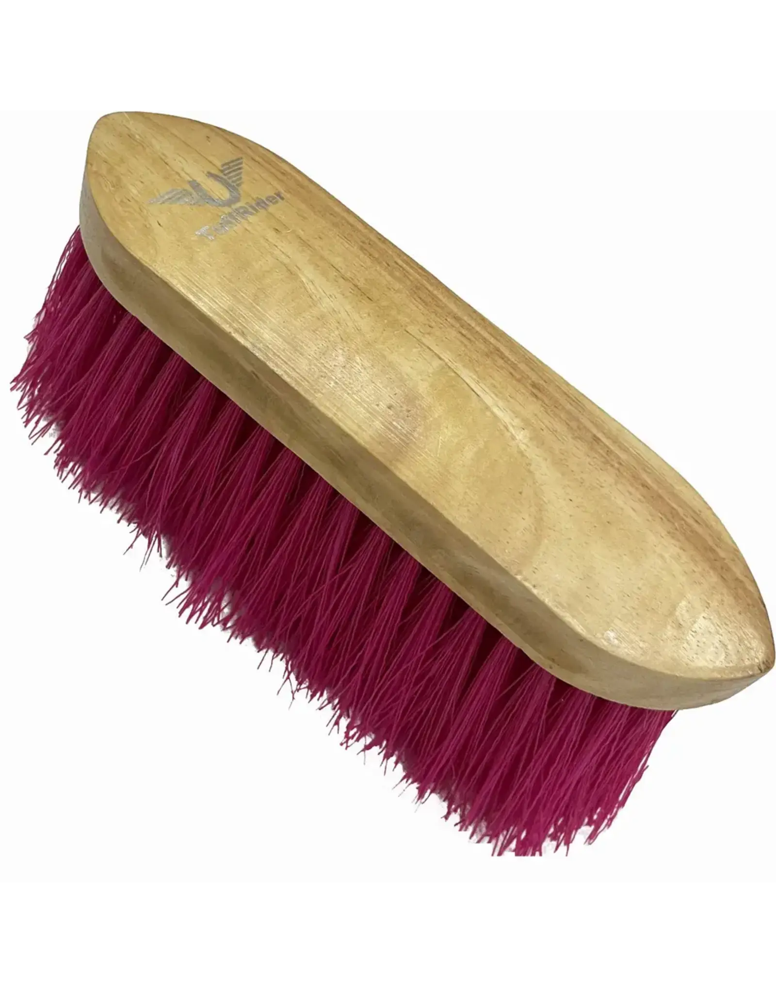 Tuffrider Dandy Brush Long Hair with Wooden Back Neon Pink