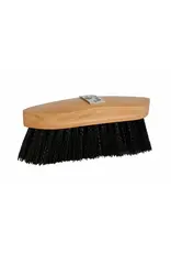 LÉTTIA Plastic Bristle Dandy Brush Wood Back Black