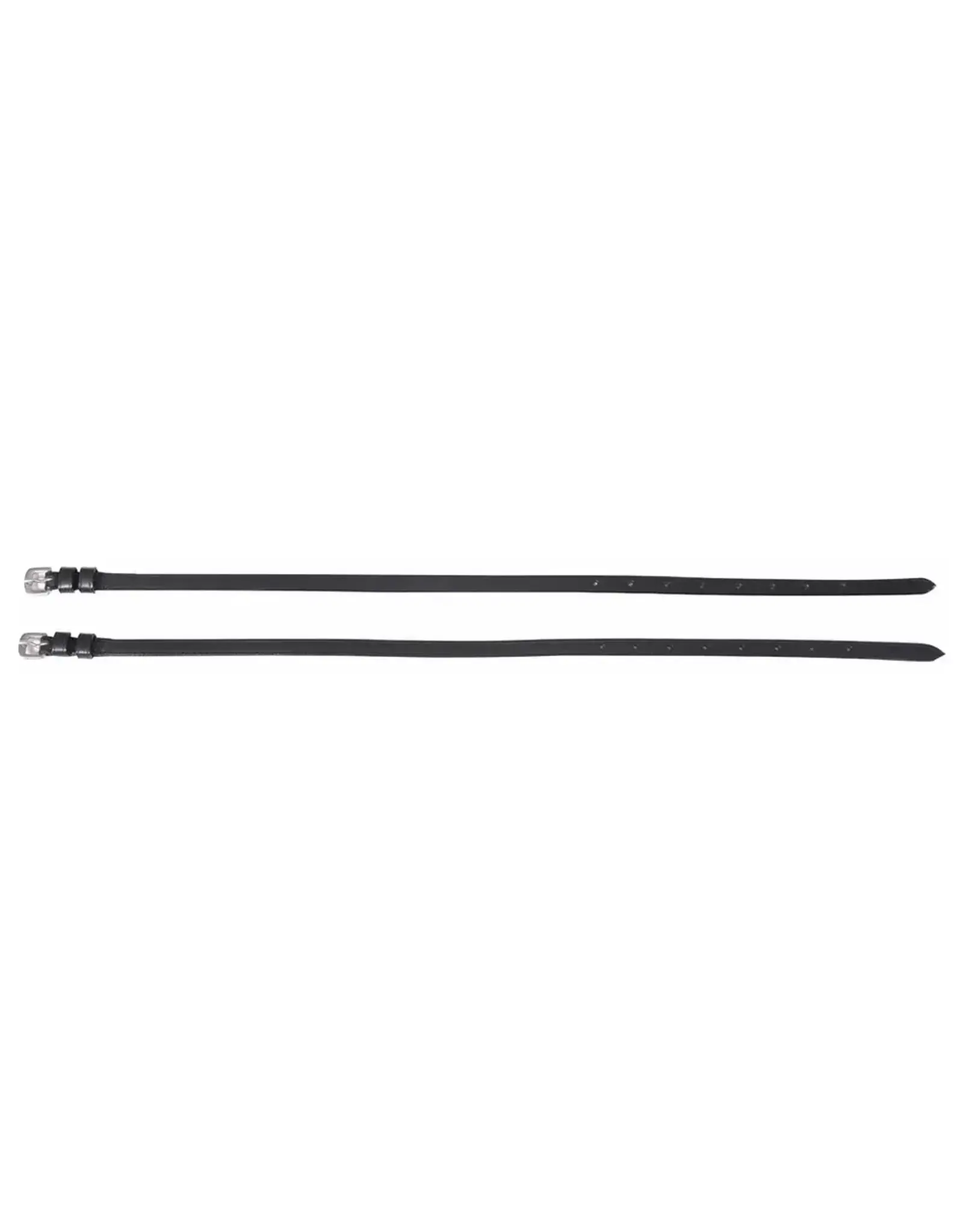 Leather Spur Straps with Plain Buckle