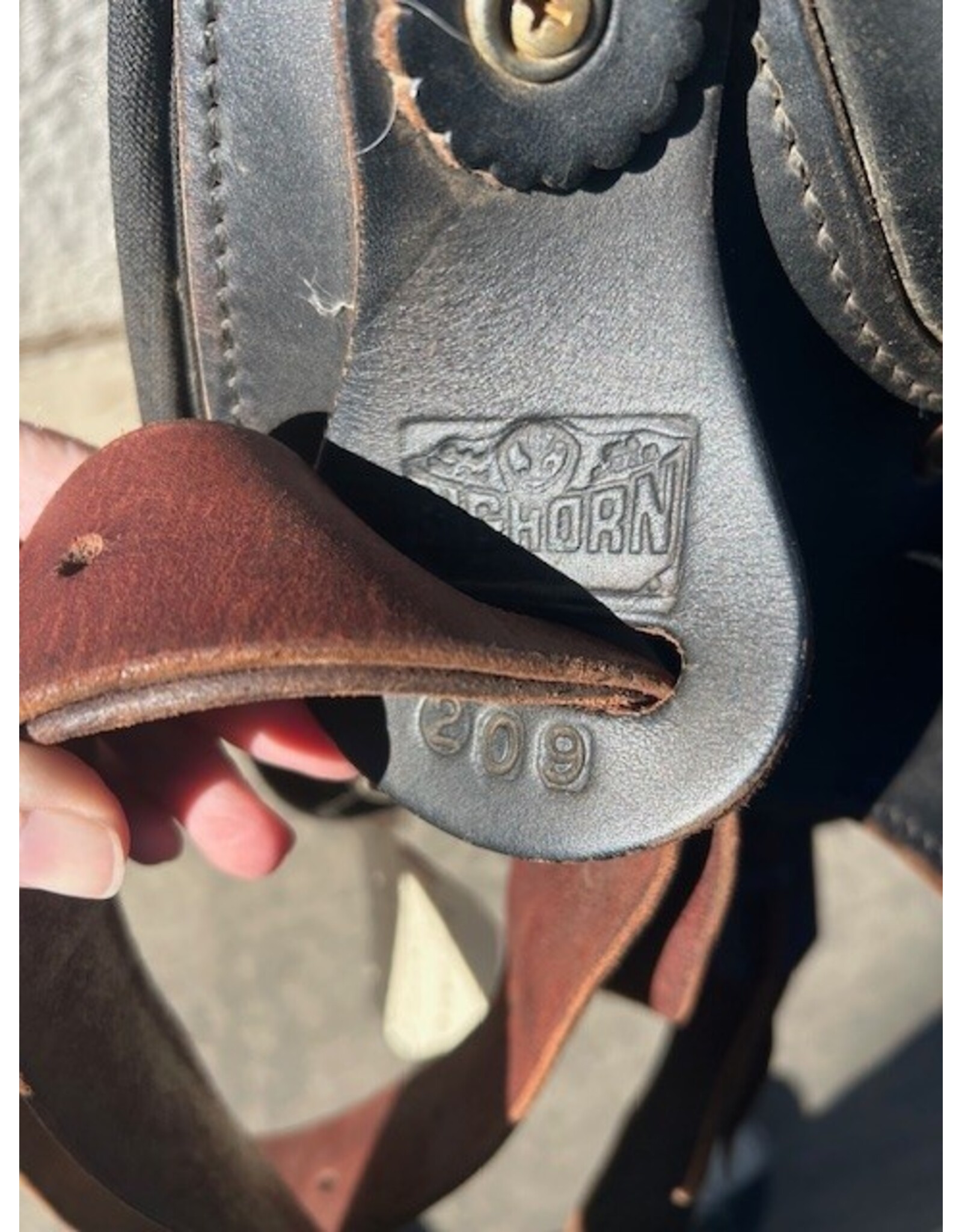 Big Horn Style 209 Synthetic Roper Saddle 16" Full Quarter Bars