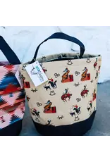 Front Porch Label Round Bucket Groom Caddy