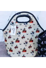 Front Porch Label Vintage Cowboy Lunch Tote