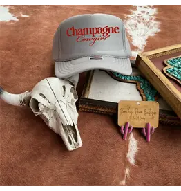 Ranchy Roan Champagne Cowgirl Western Trucker Hat