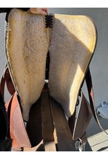 2002 TexTan Trail Saddle 16"  FQHB 7" Gullet