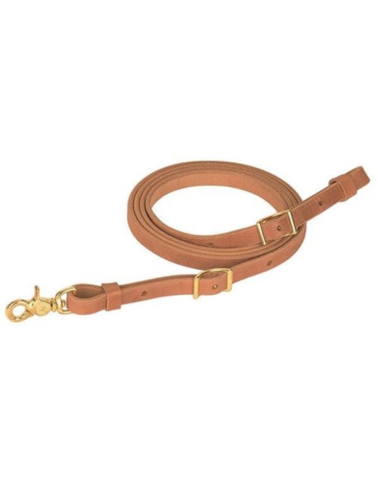 Weaver Russet Single-Ply Heavy Harness Roper Rein 5/8" X 7'