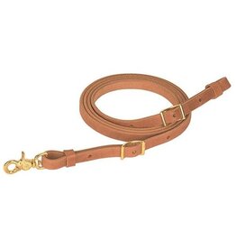 Weaver Russet Single-Ply Heavy Harness Roper Rein 5/8" X 7'