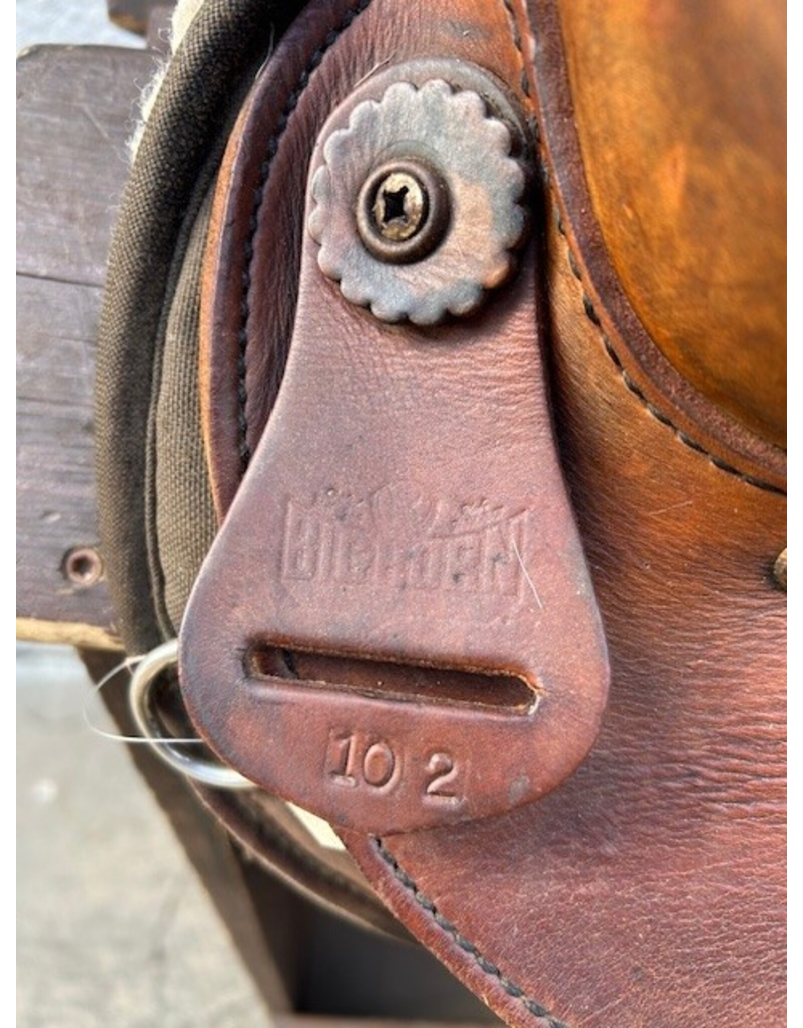 Big Horn Cordura Round Skirt Saddle 15" Medium Tree