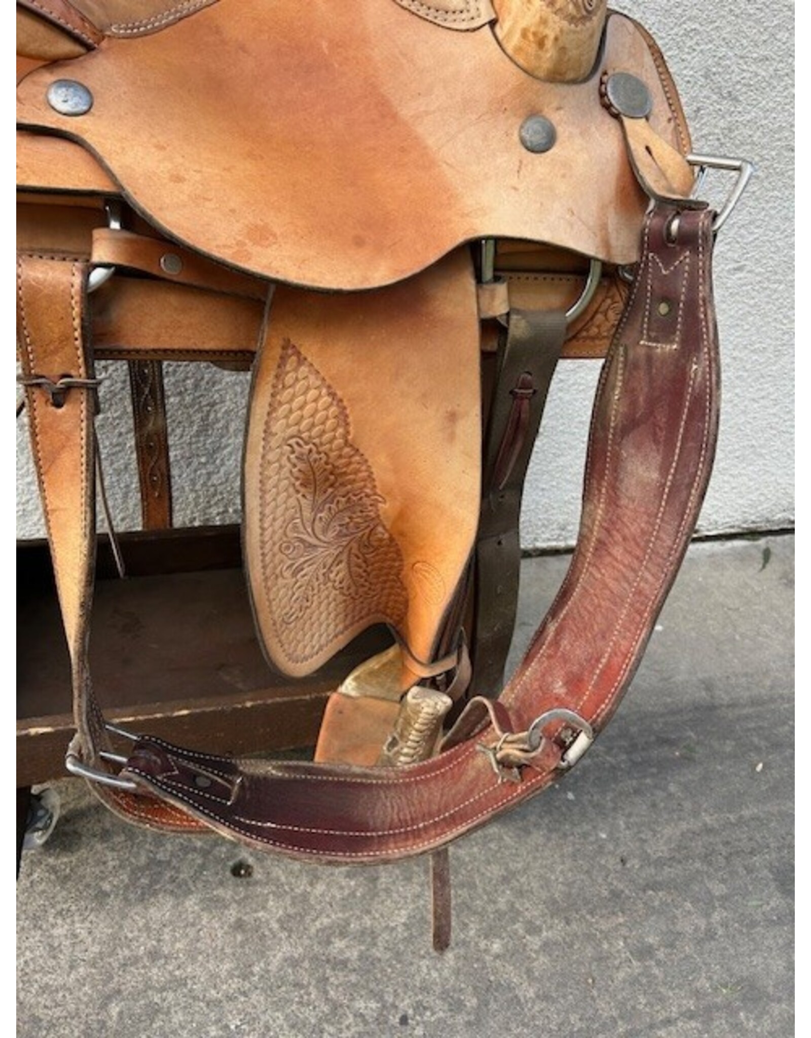 Ballard's Ranch Saddle 16.5" Seat Full Quarter Horse Bars