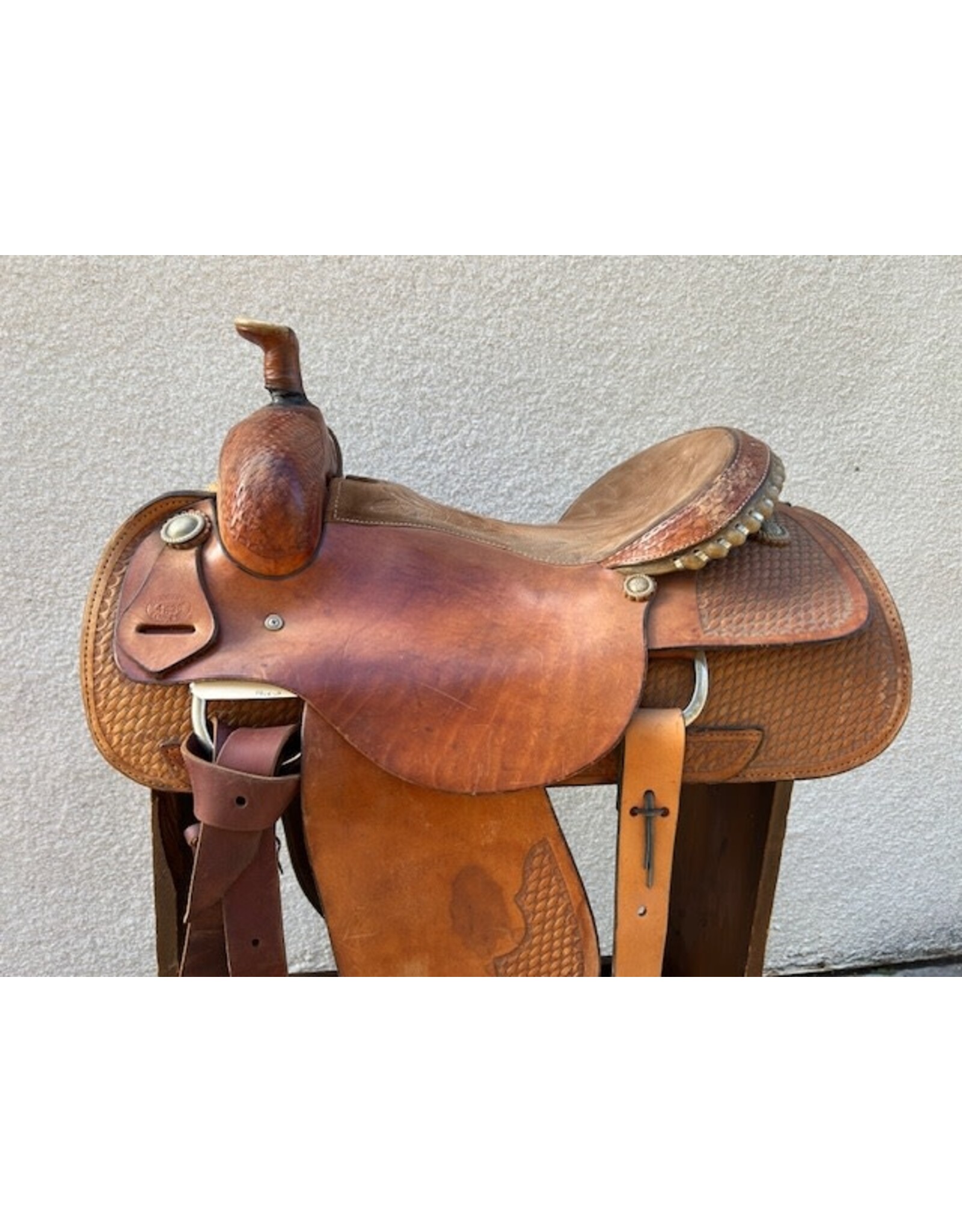 Corriente Barrel Saddle 16" Seat Full Quarter Horse Bars