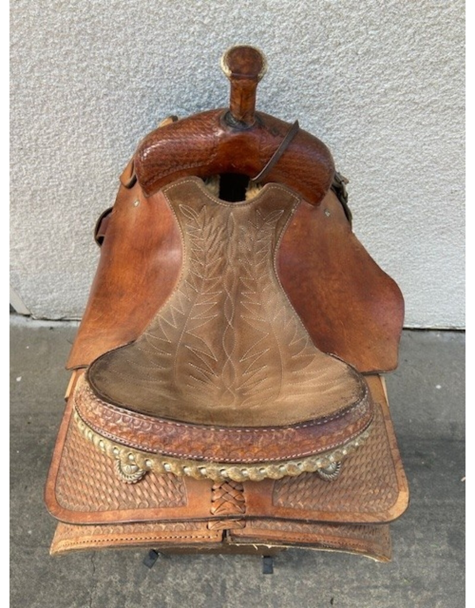 Corriente Barrel Saddle 16" Seat Full Quarter Horse Bars