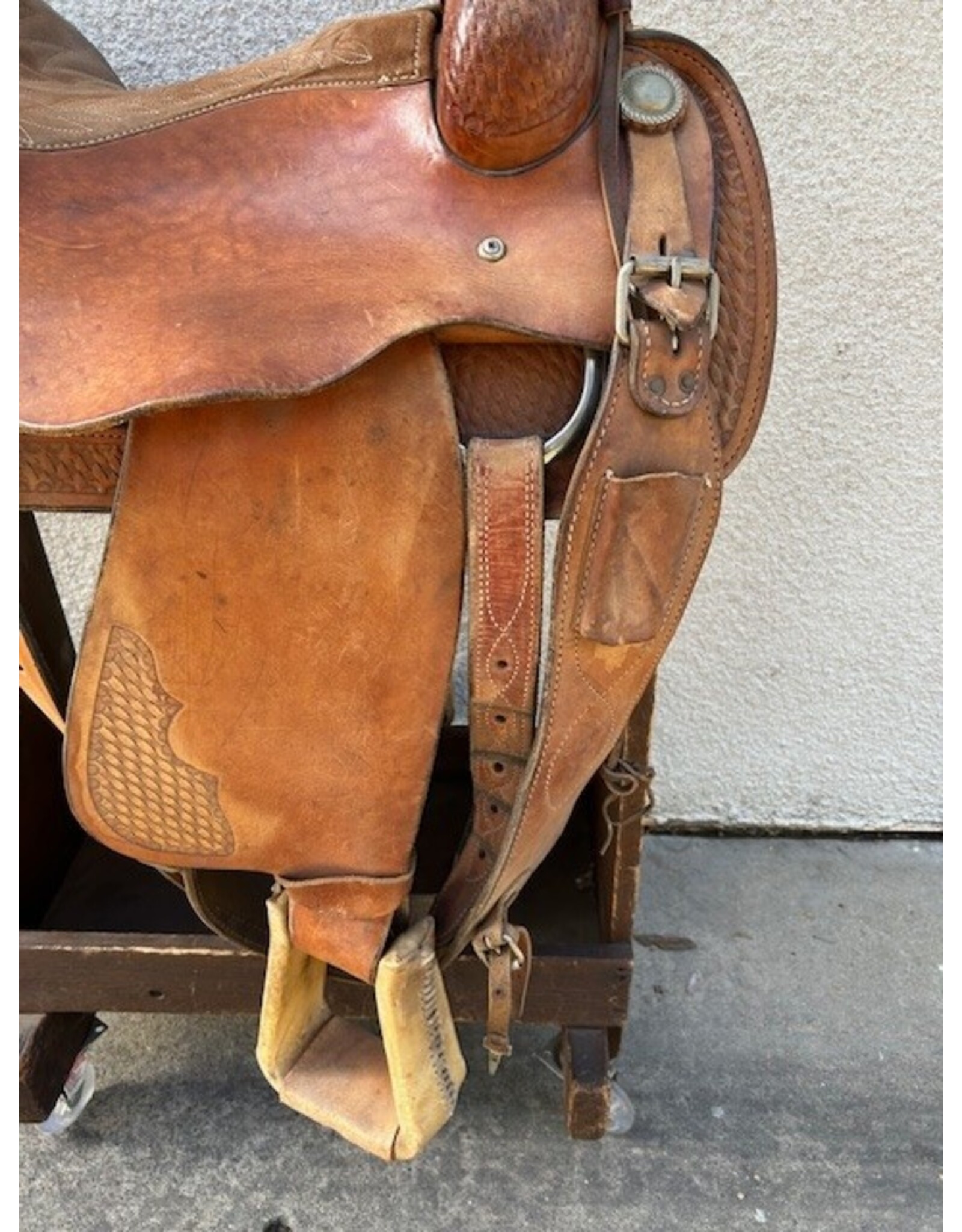 Corriente Barrel Saddle 16" Seat Full Quarter Horse Bars
