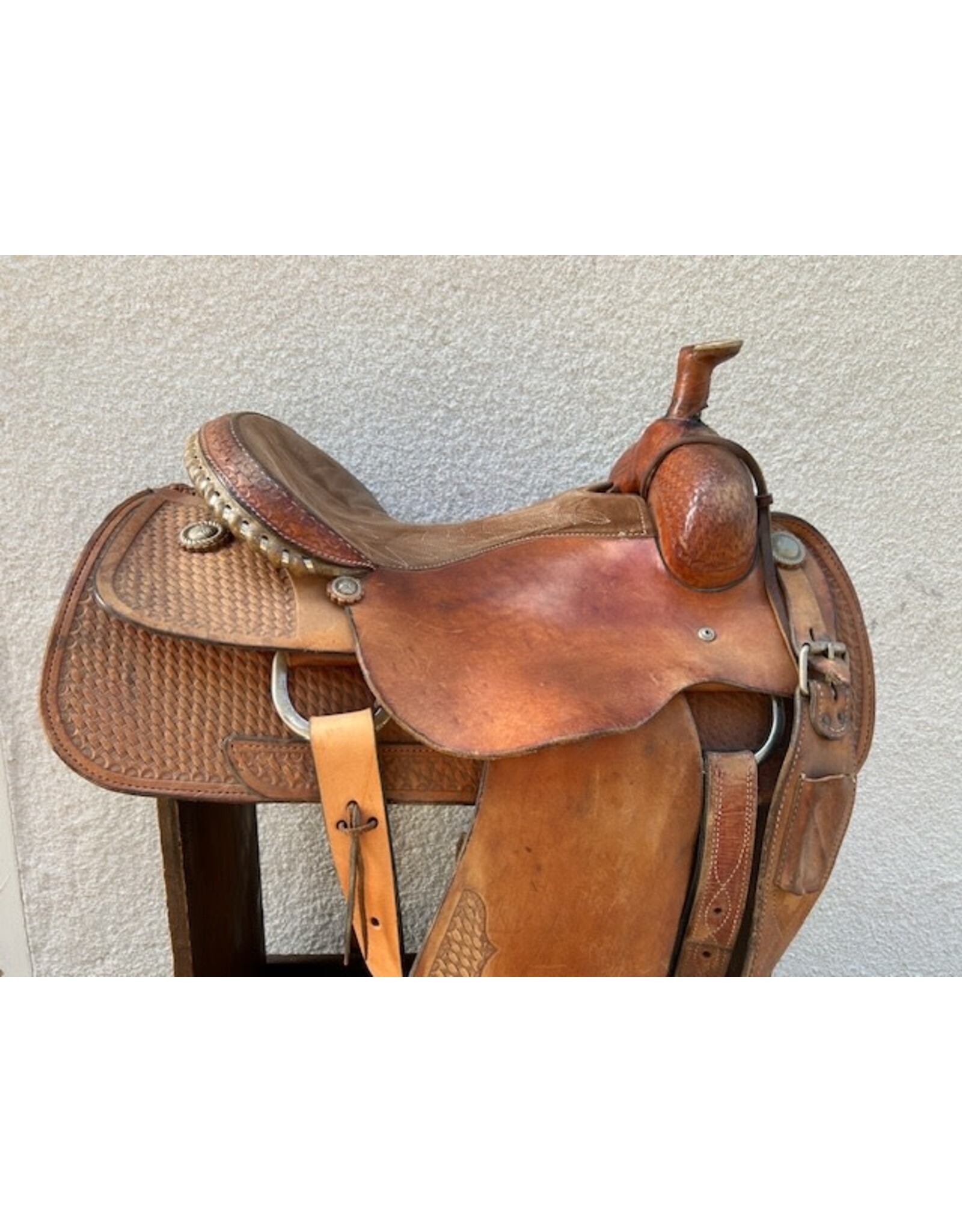 Corriente Barrel Saddle 16" Seat Full Quarter Horse Bars