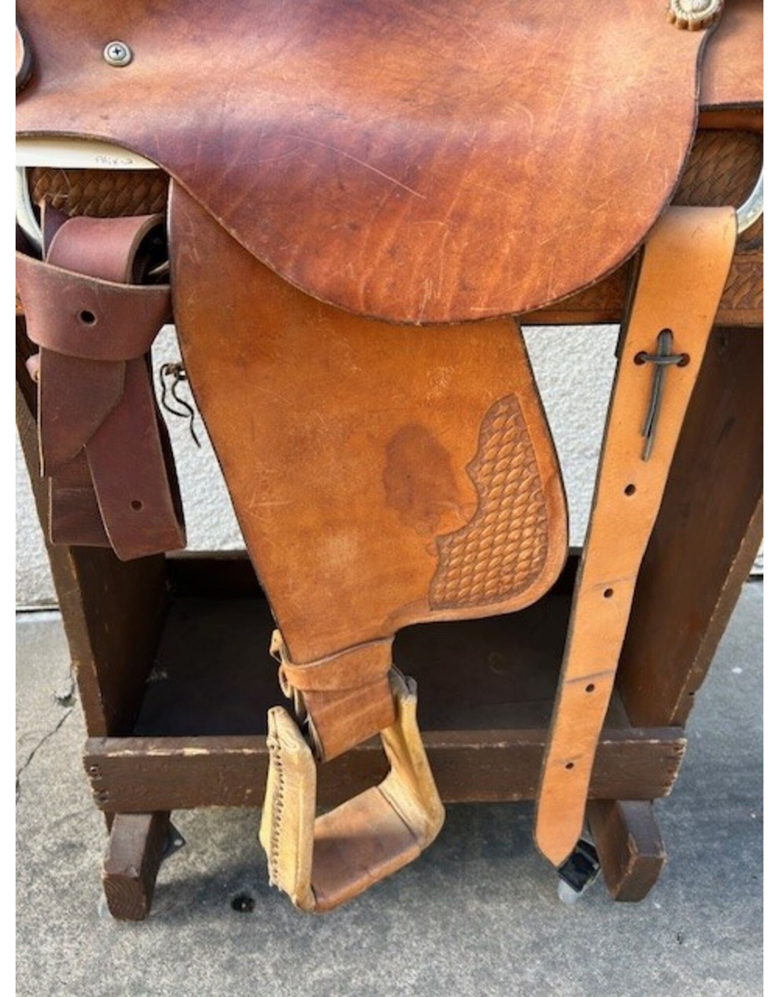 Corriente Barrel Saddle 16" Seat Full Quarter Horse Bars
