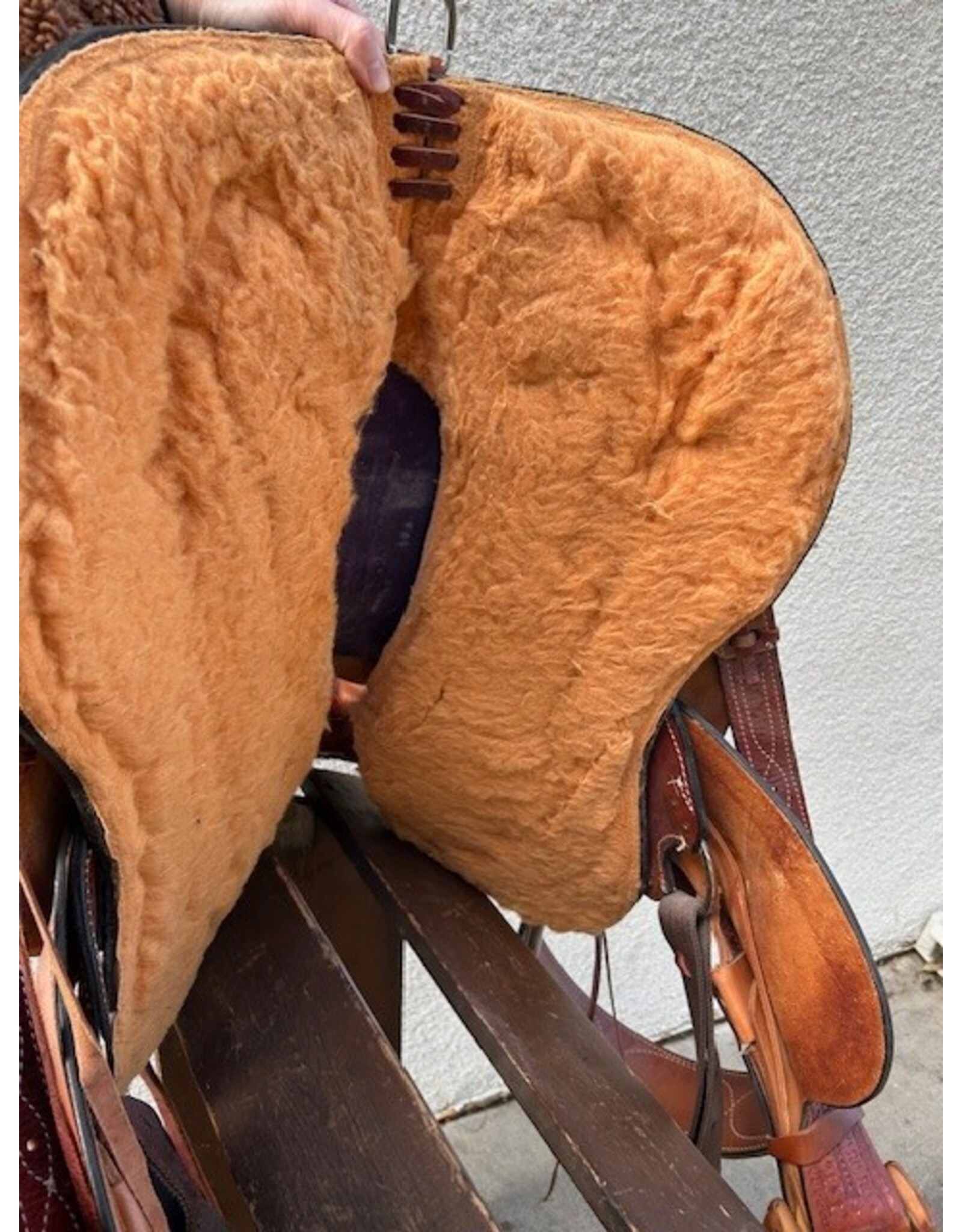 Dr. J Wade Tree Roper Saddle 16" Full Quarter Horse Bars