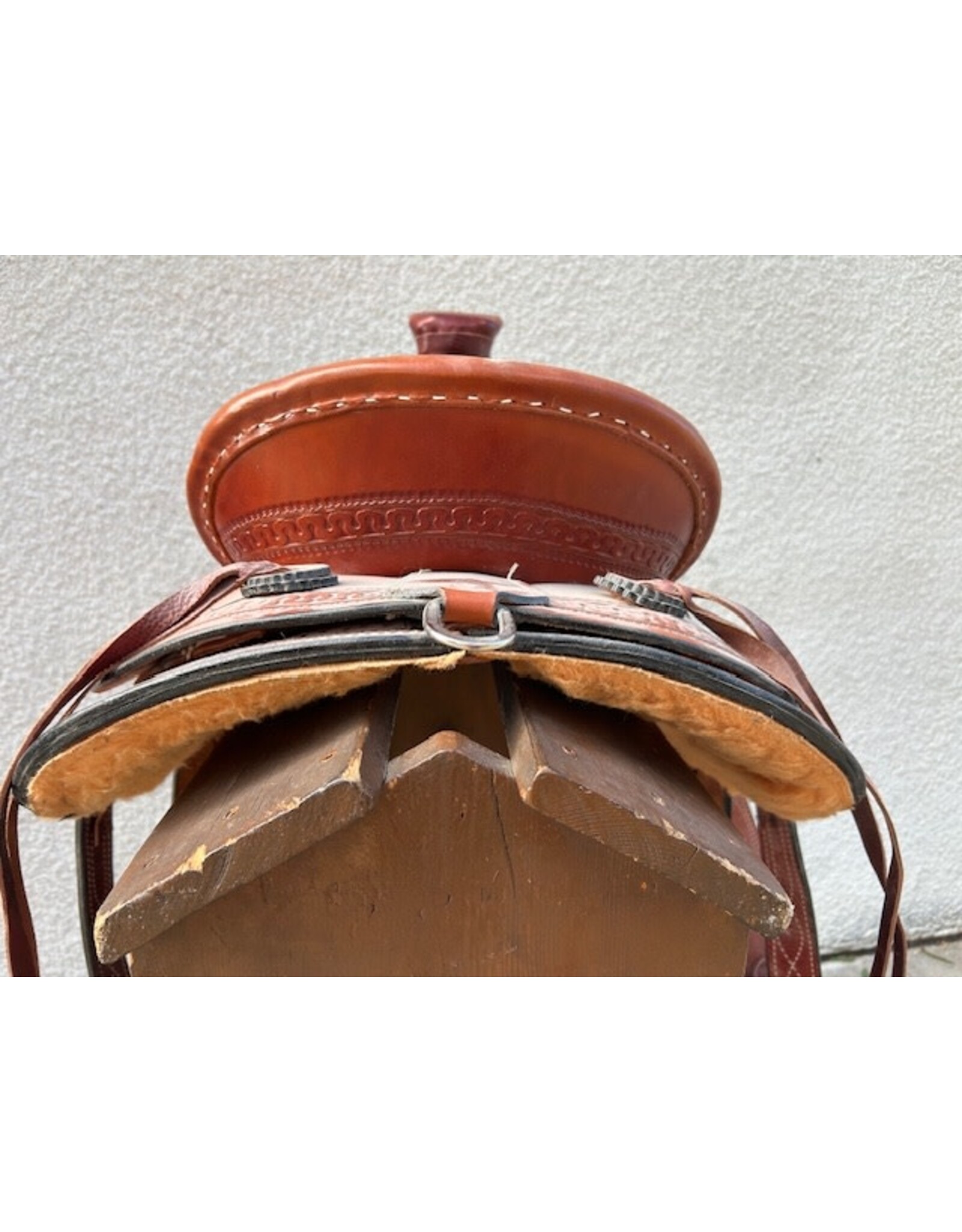 Dr. J Wade Tree Roper Saddle 16" Full Quarter Horse Bars