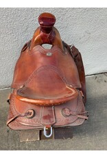 Dr. J Wade Tree Roper Saddle 16" Full Quarter Horse Bars