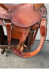 Dr. J Wade Tree Roper Saddle 16" Full Quarter Horse Bars