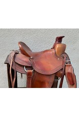 Dr. J Wade Tree Roper Saddle 16" Full Quarter Horse Bars
