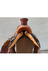 Dr. J Wade Tree Roper Saddle 16" Full Quarter Horse Bars