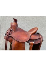 Dr. J Wade Tree Roper Saddle 16" Full Quarter Horse Bars
