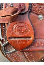 Dr. J Wade Tree Roper Saddle 16" Full Quarter Horse Bars