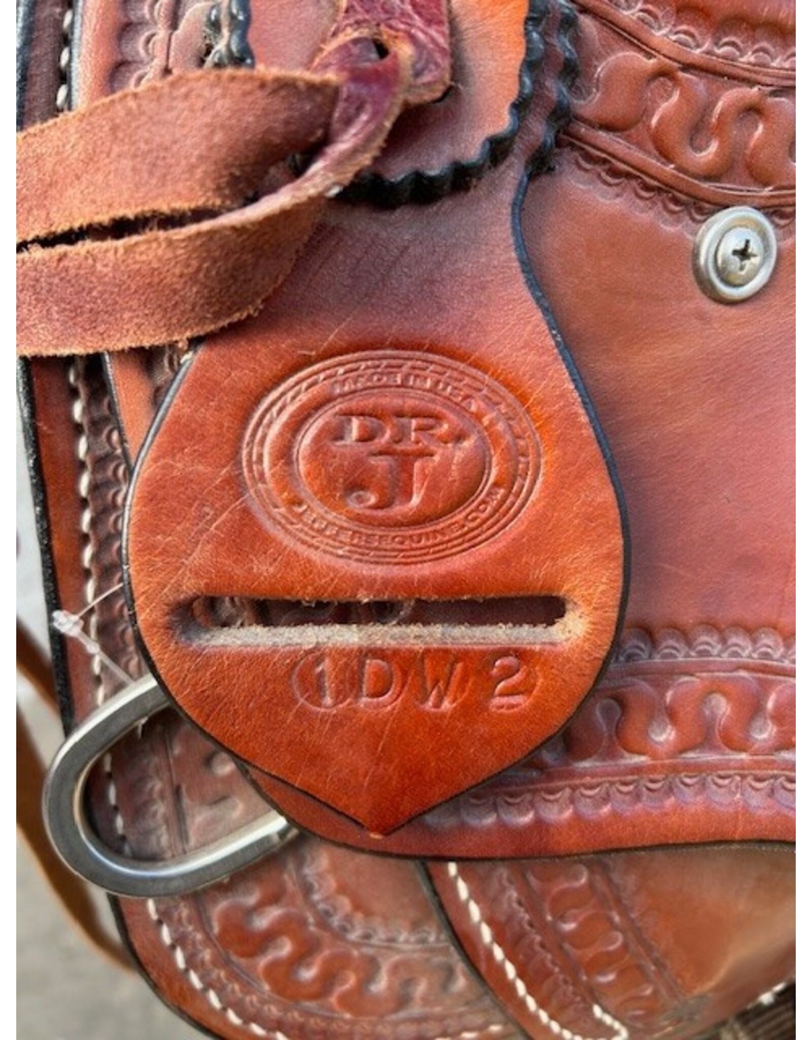 Dr. J Wade Tree Roper Saddle 16" Full Quarter Horse Bars