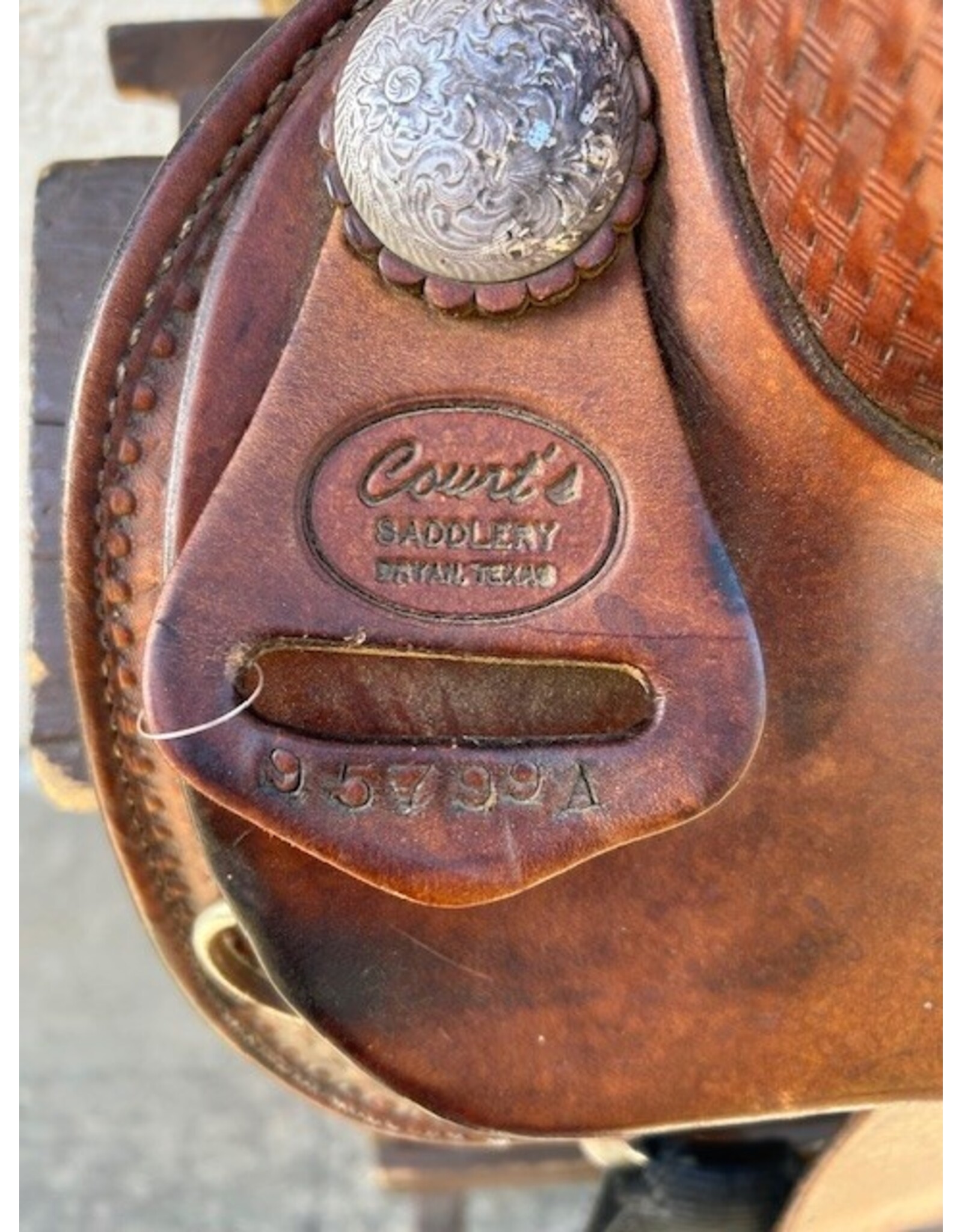 Court's Barrel Saddle 16" Seat FQHB