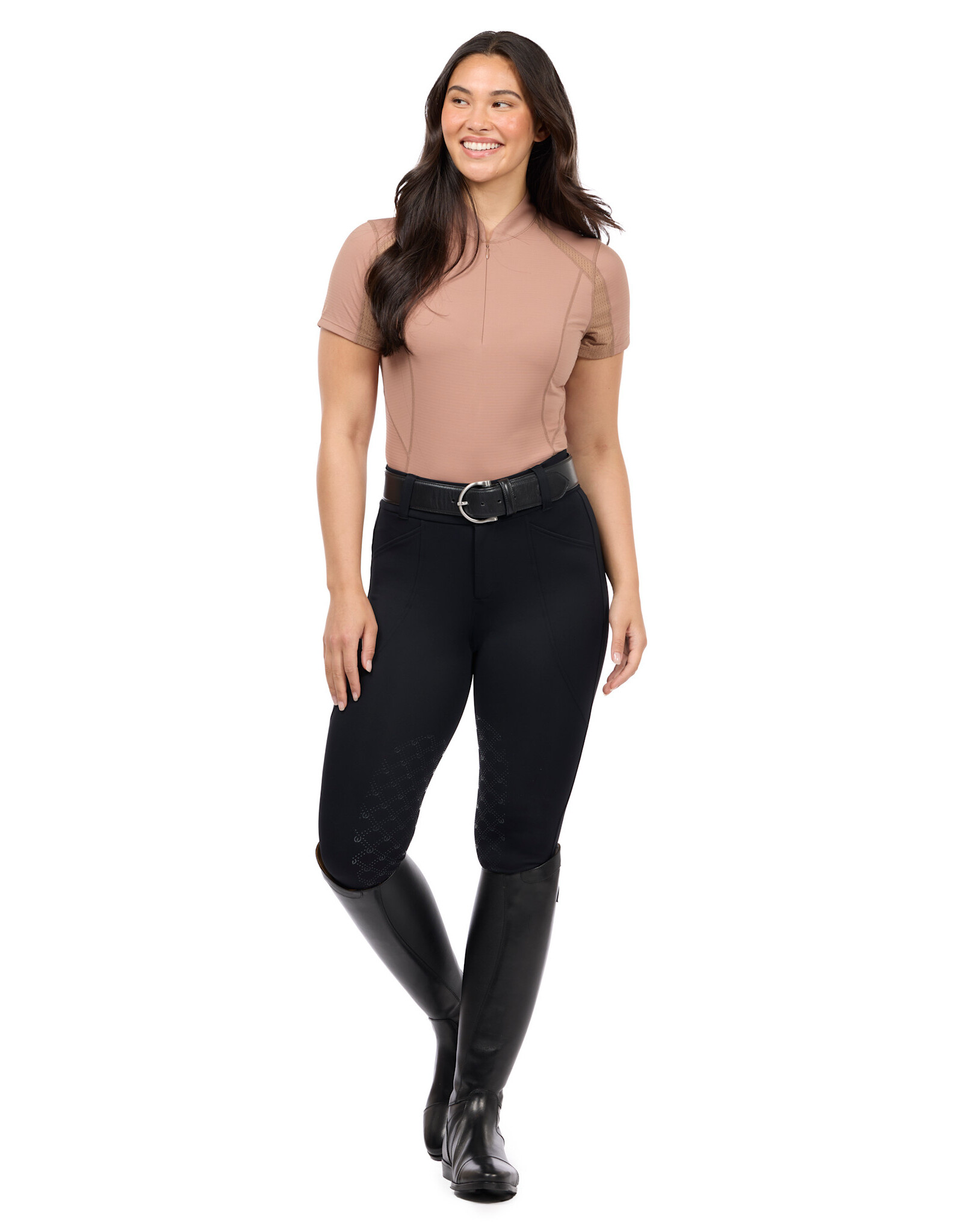 Kerrits Precision Short Sleeve Quarter Zip Tech Top