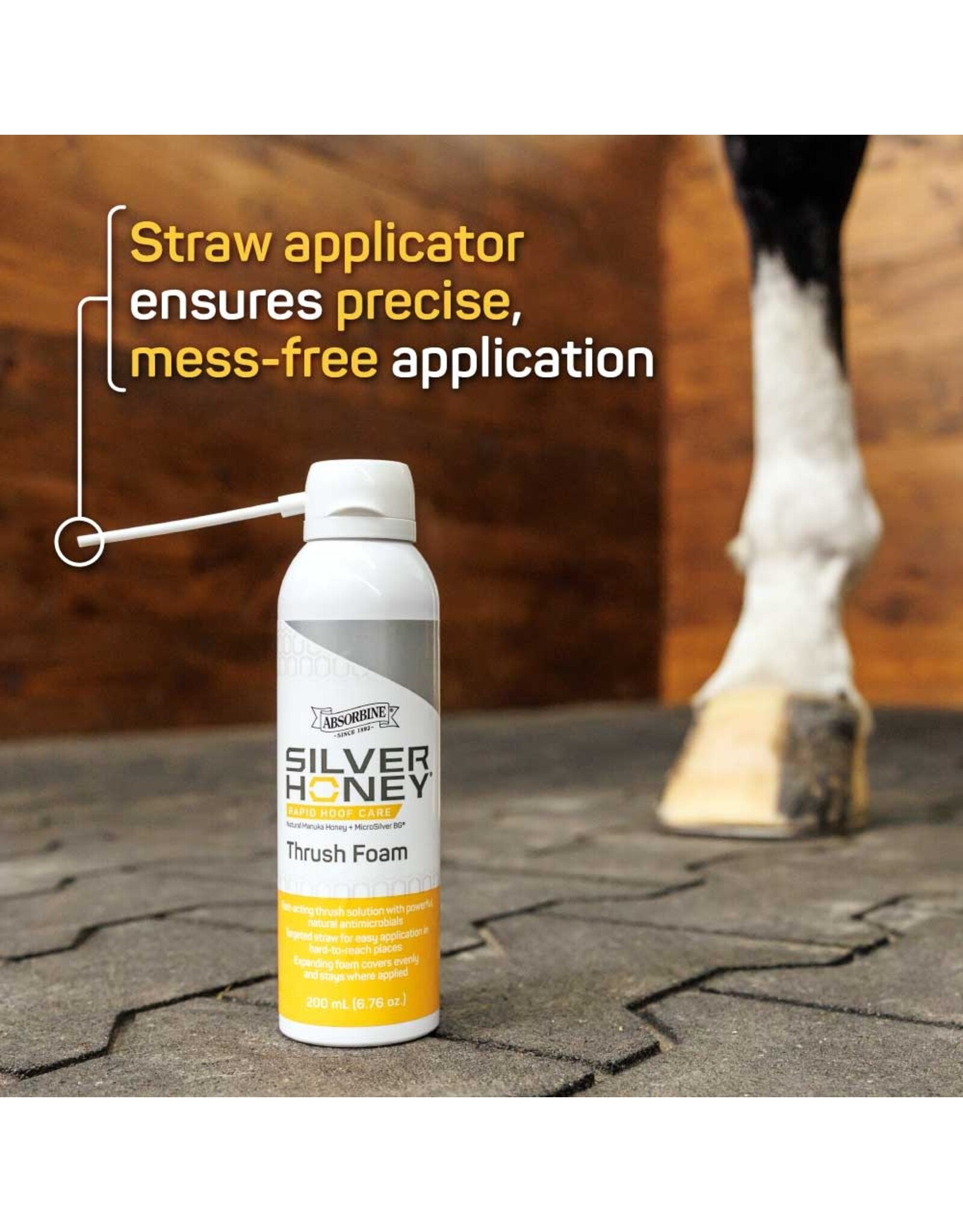 Silver Honey Rapid Hoof Care Thrush Foam