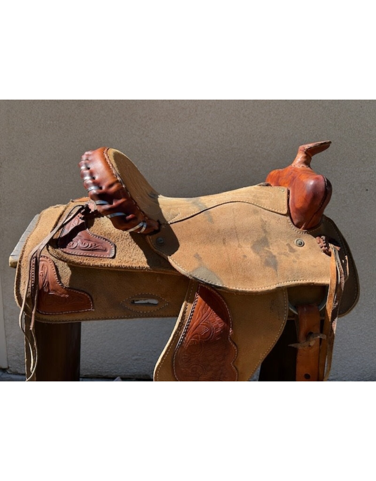 Western Trail Saddle 15" Seat, SQHB