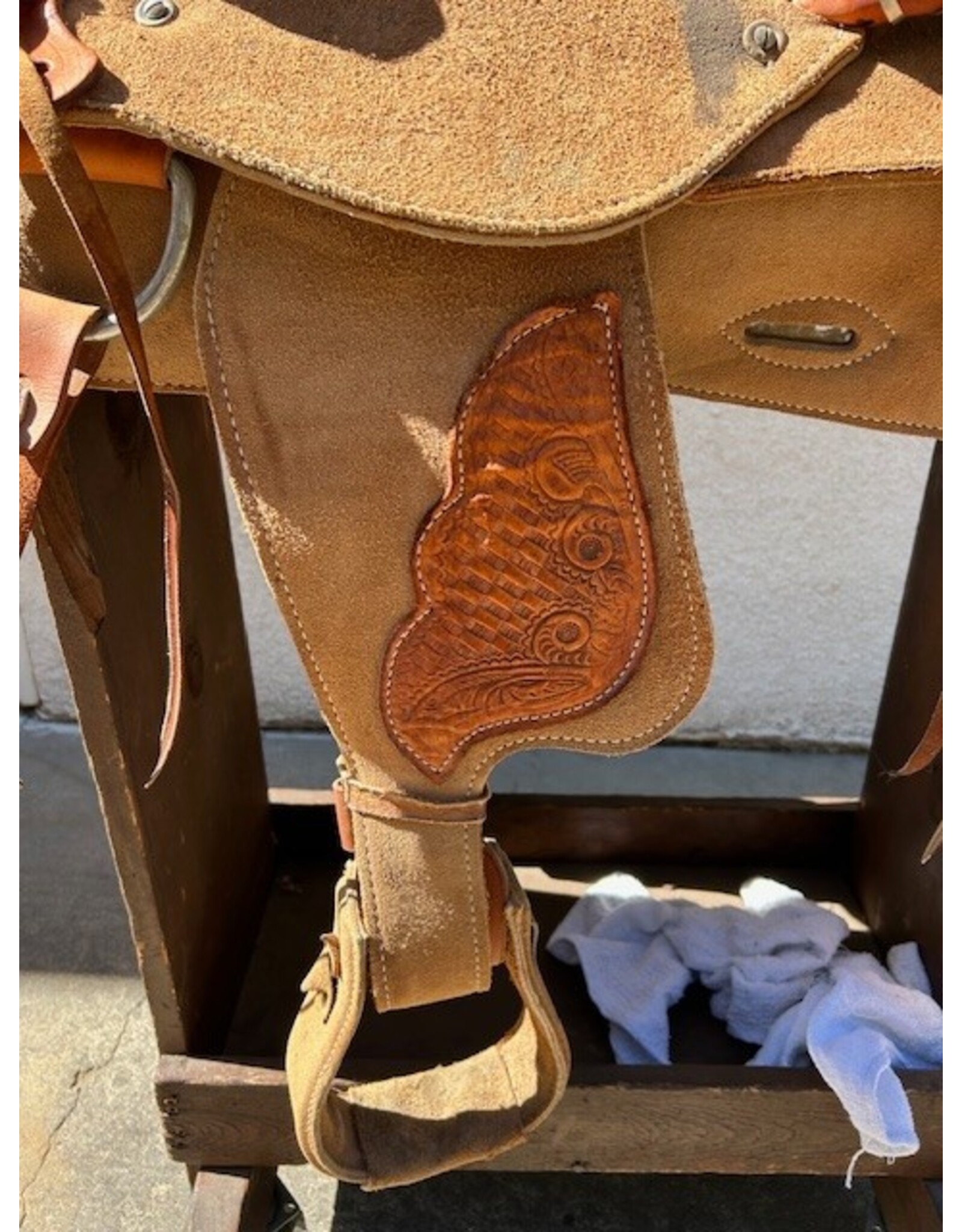 Western Trail Saddle 15" Seat, SQHB