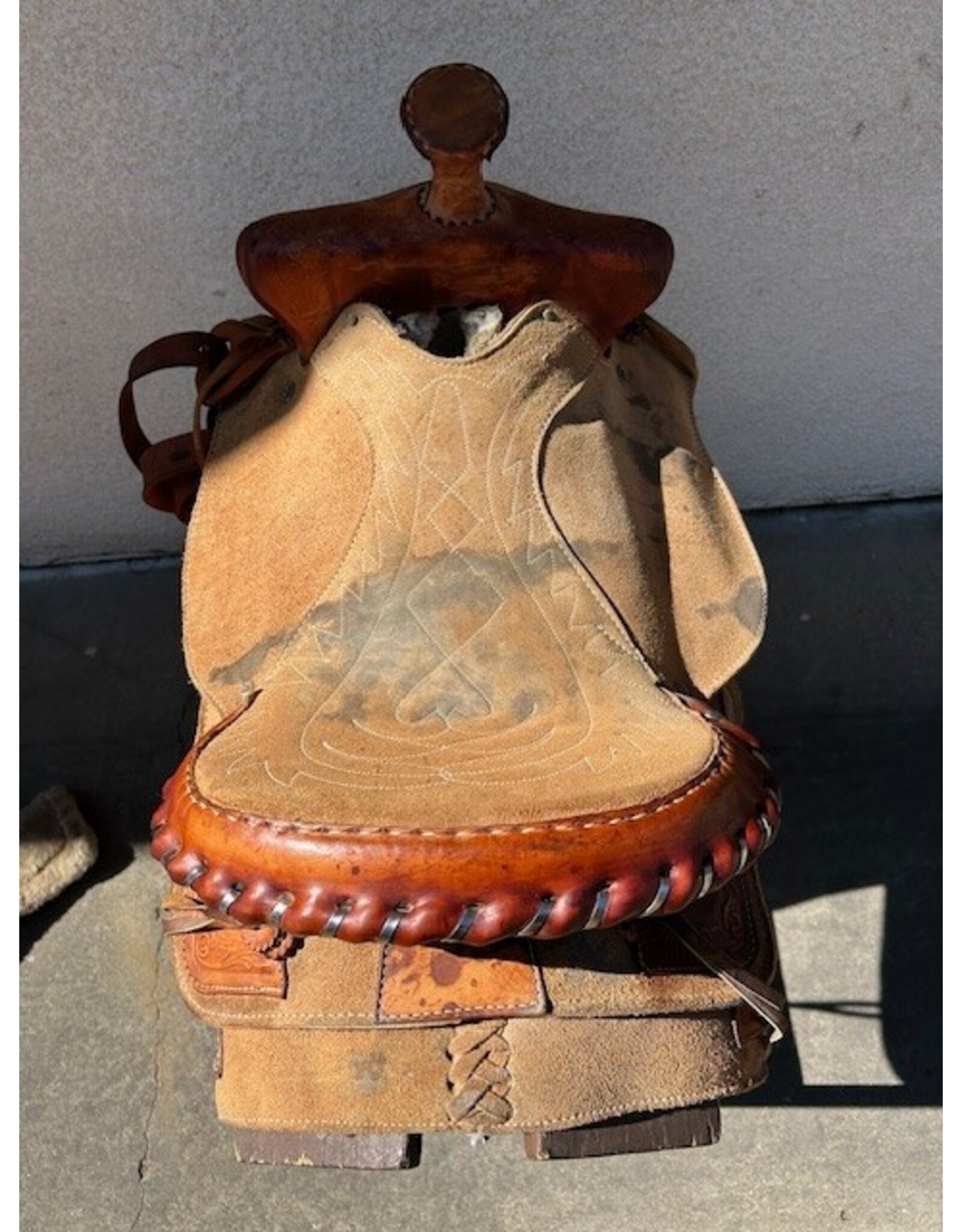 Western Trail Saddle 15" Seat, SQHB