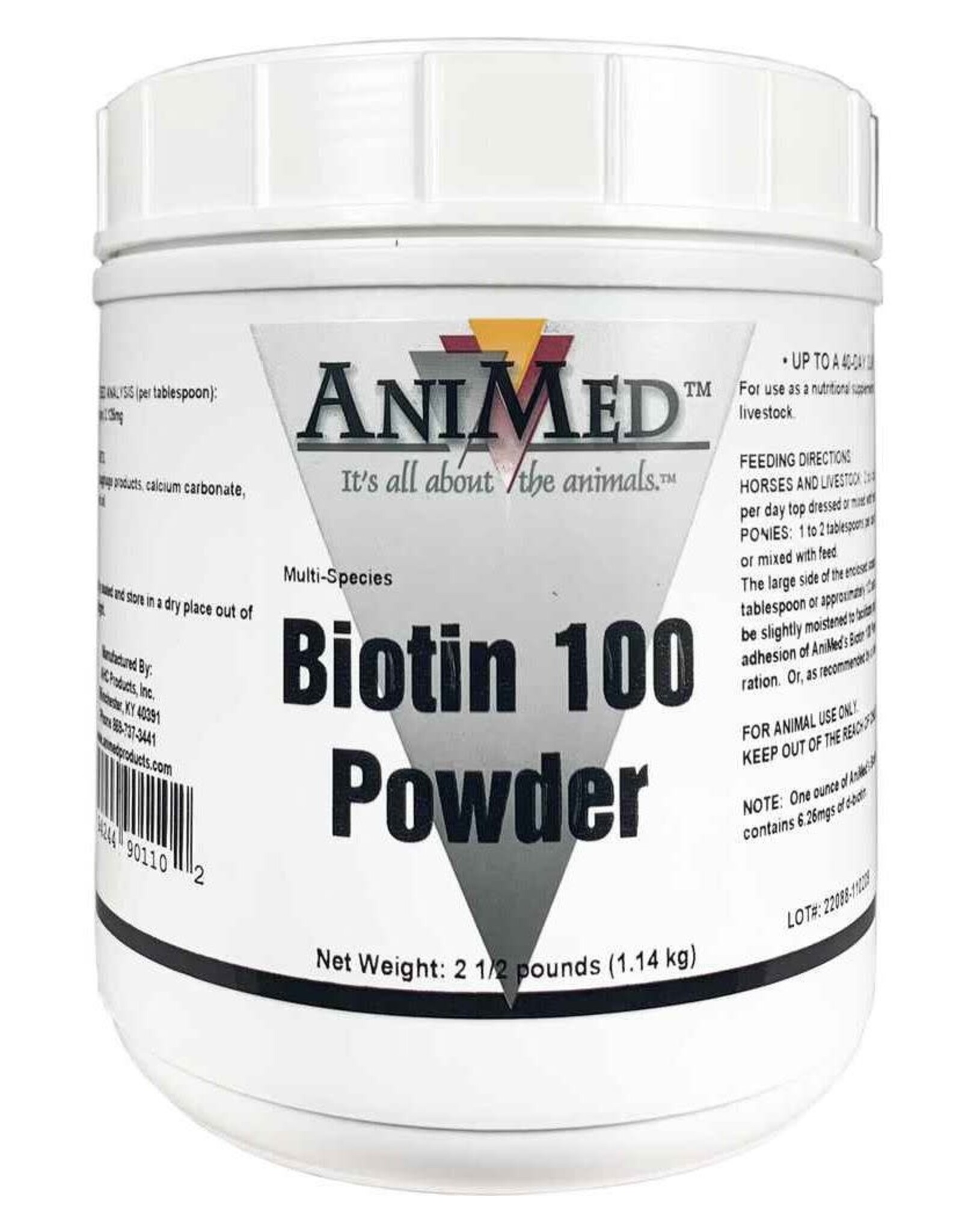 AniMed Biotin 100 Powder