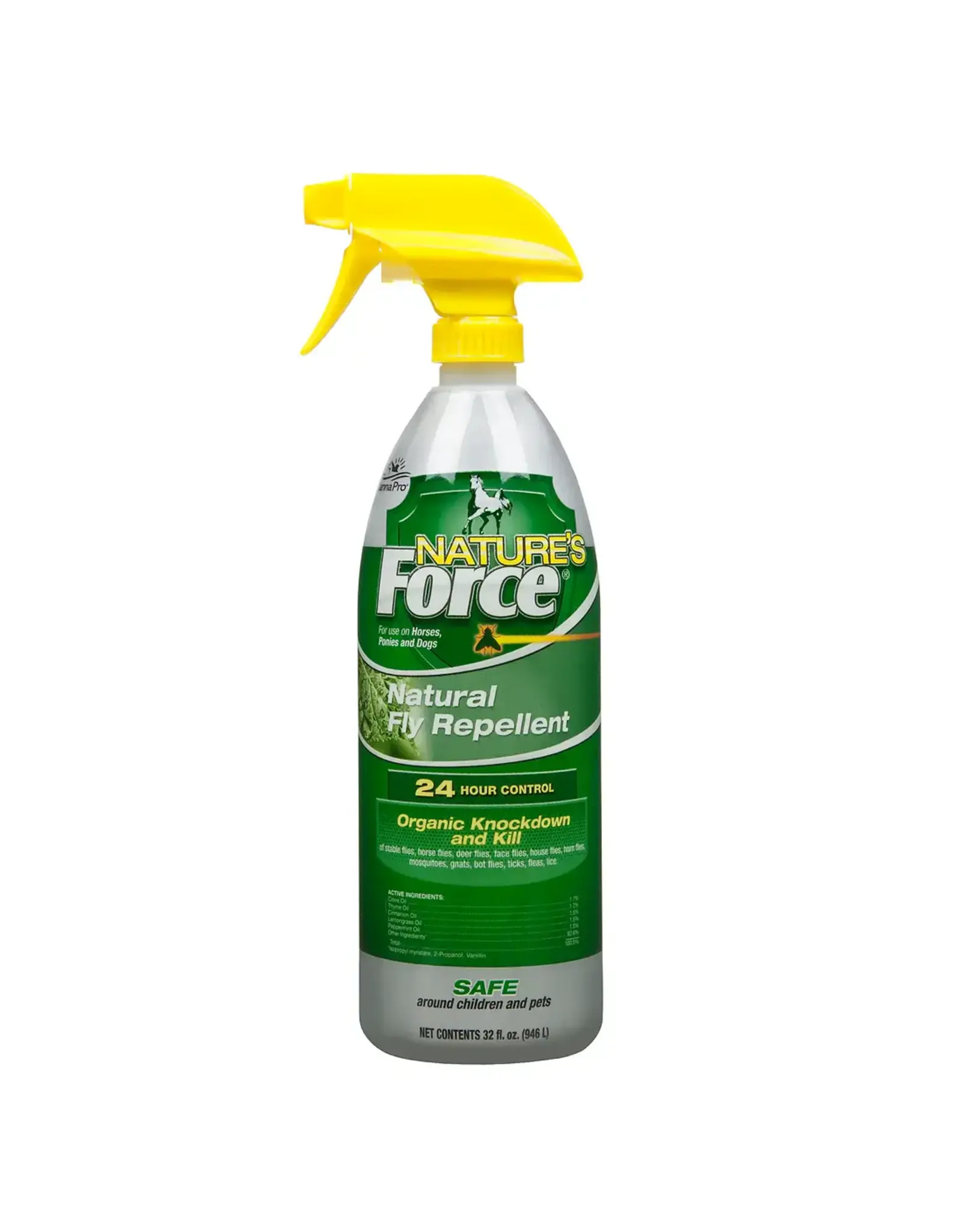 Manna Pro Fly Spray  Nature's Force Natural Repellant Quart