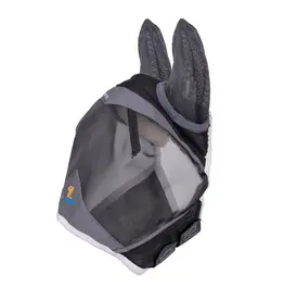 FlyGuard Pro Air Motion Fly Mask with Ears Grey