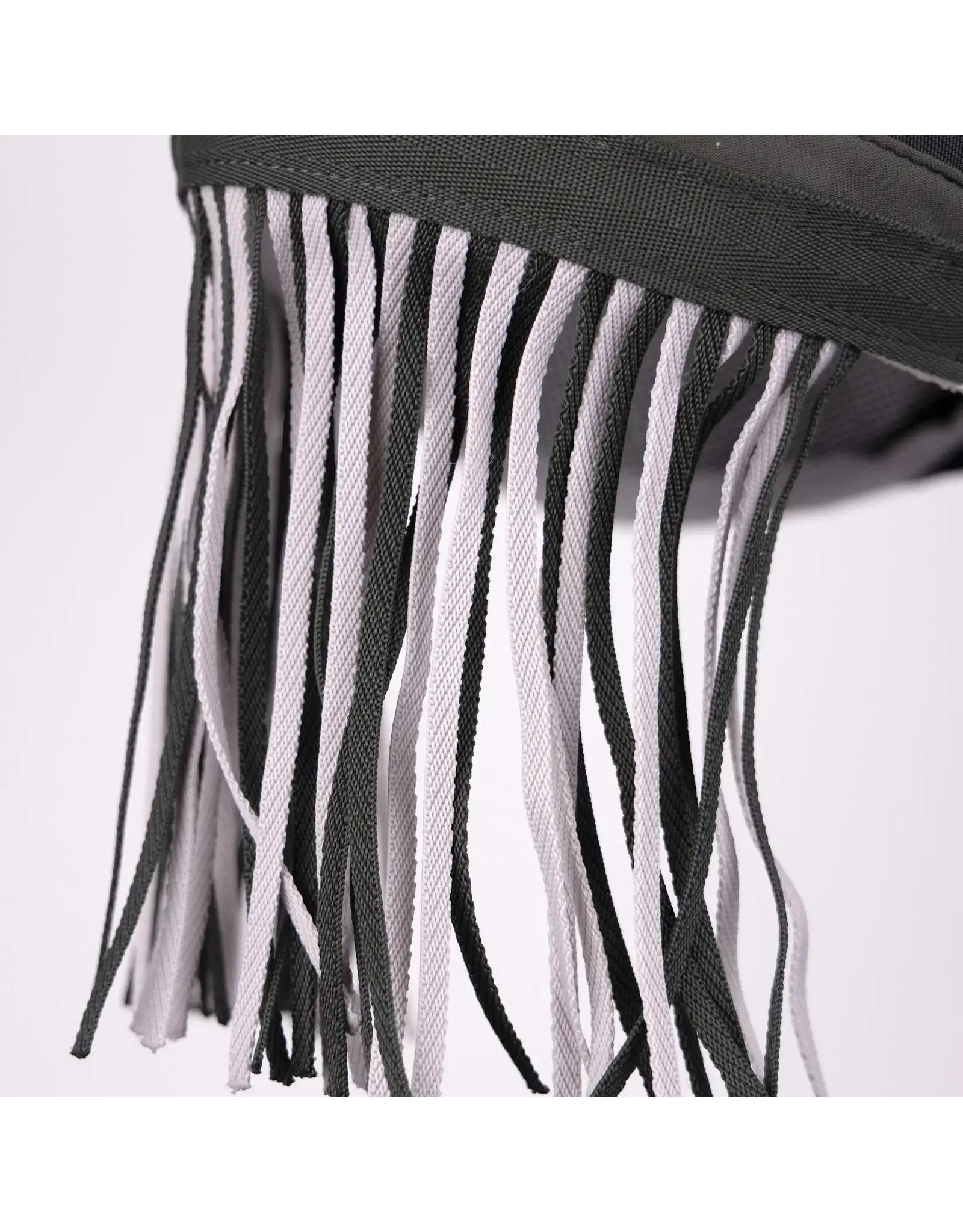 Shires Air Motion Fly Mask with Ears & Fringe Khaki