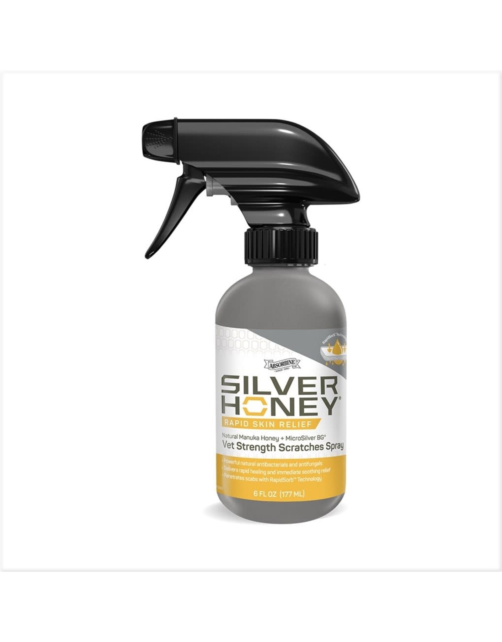 Silver Honey Rapid Skin Relief Scratches Spray 6oz