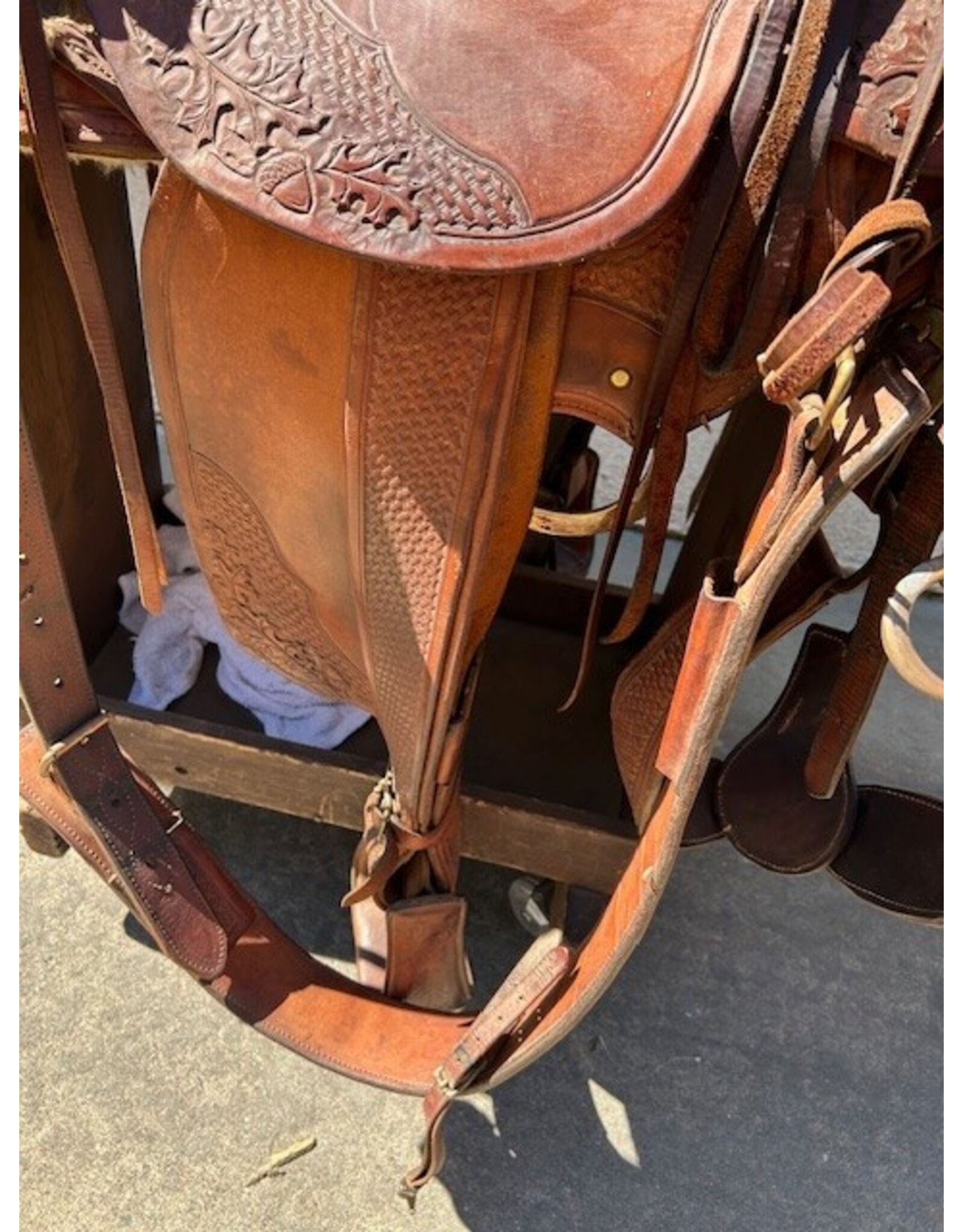 Dave Morrison/Wade Dave Morrison/Wade Saddle 16" Seat 7" Gullet  Full Qtr Horse Mar