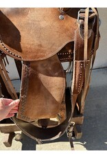 Western Barrel Saddle 16" Seat Full Quarter Horse Bars