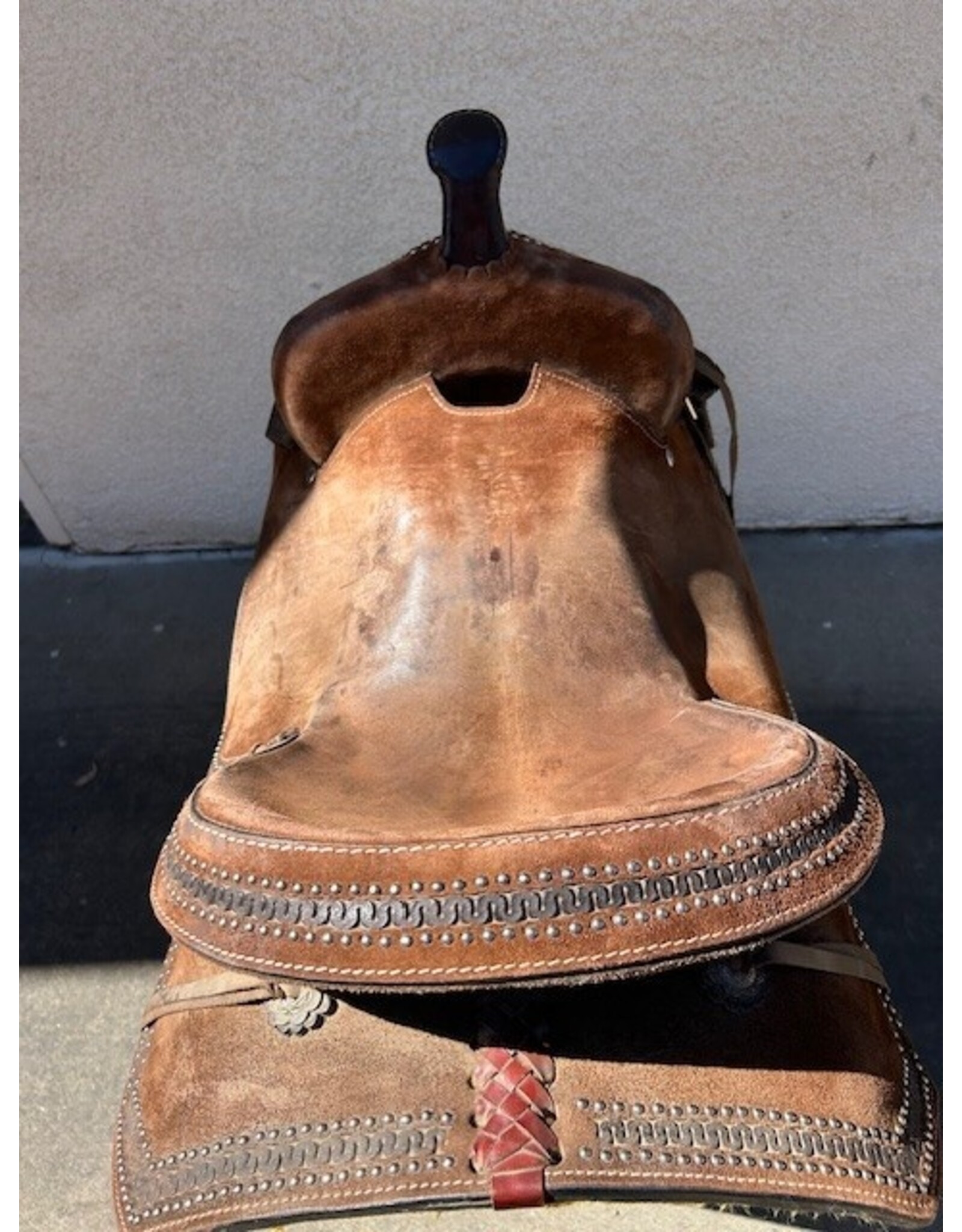 Western Barrel Saddle 16" Seat Full Quarter Horse Bars