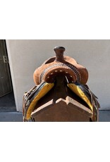 Western Barrel Saddle 16" Seat Full Quarter Horse Bars