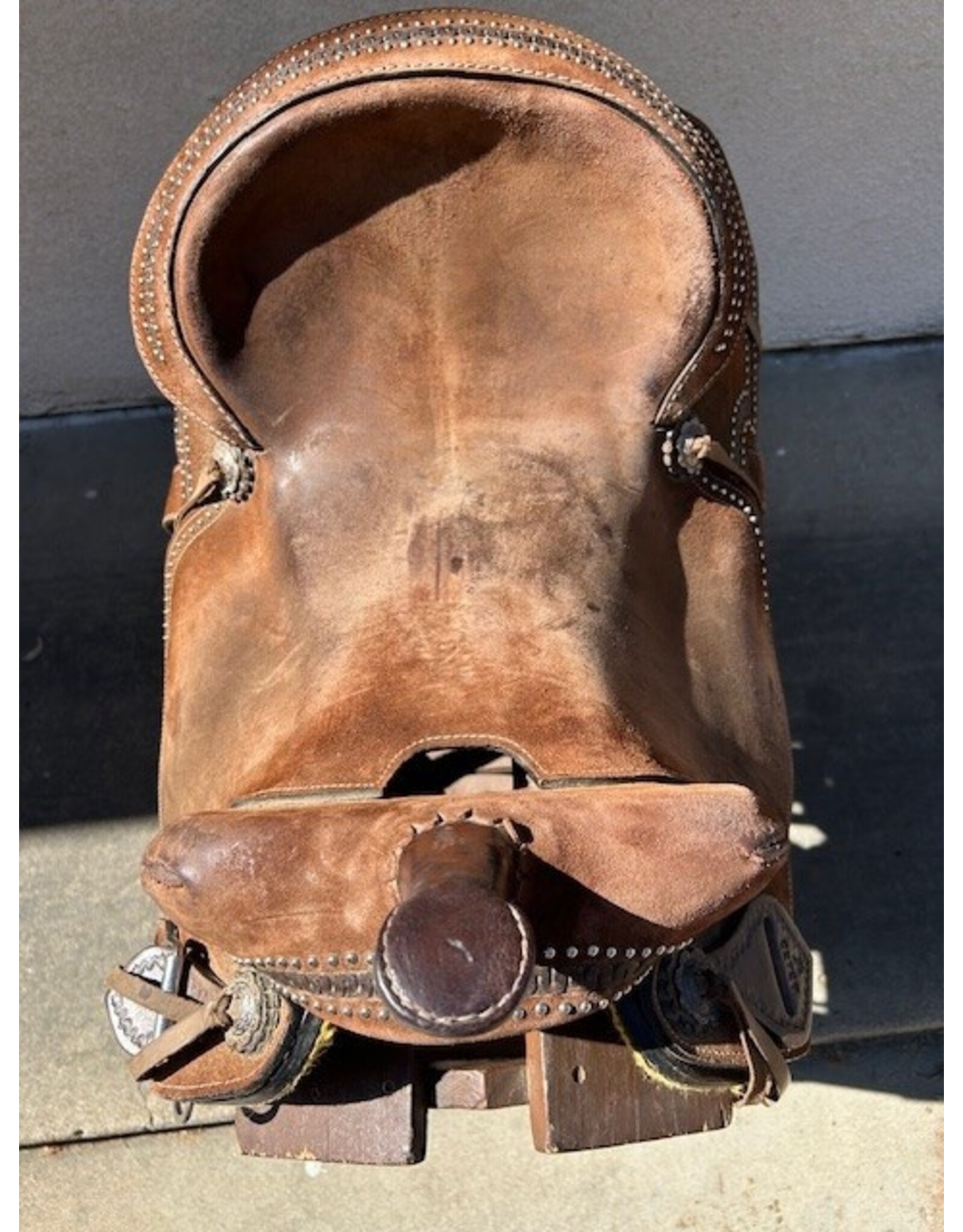 Western Barrel Saddle 16" Seat Full Quarter Horse Bars