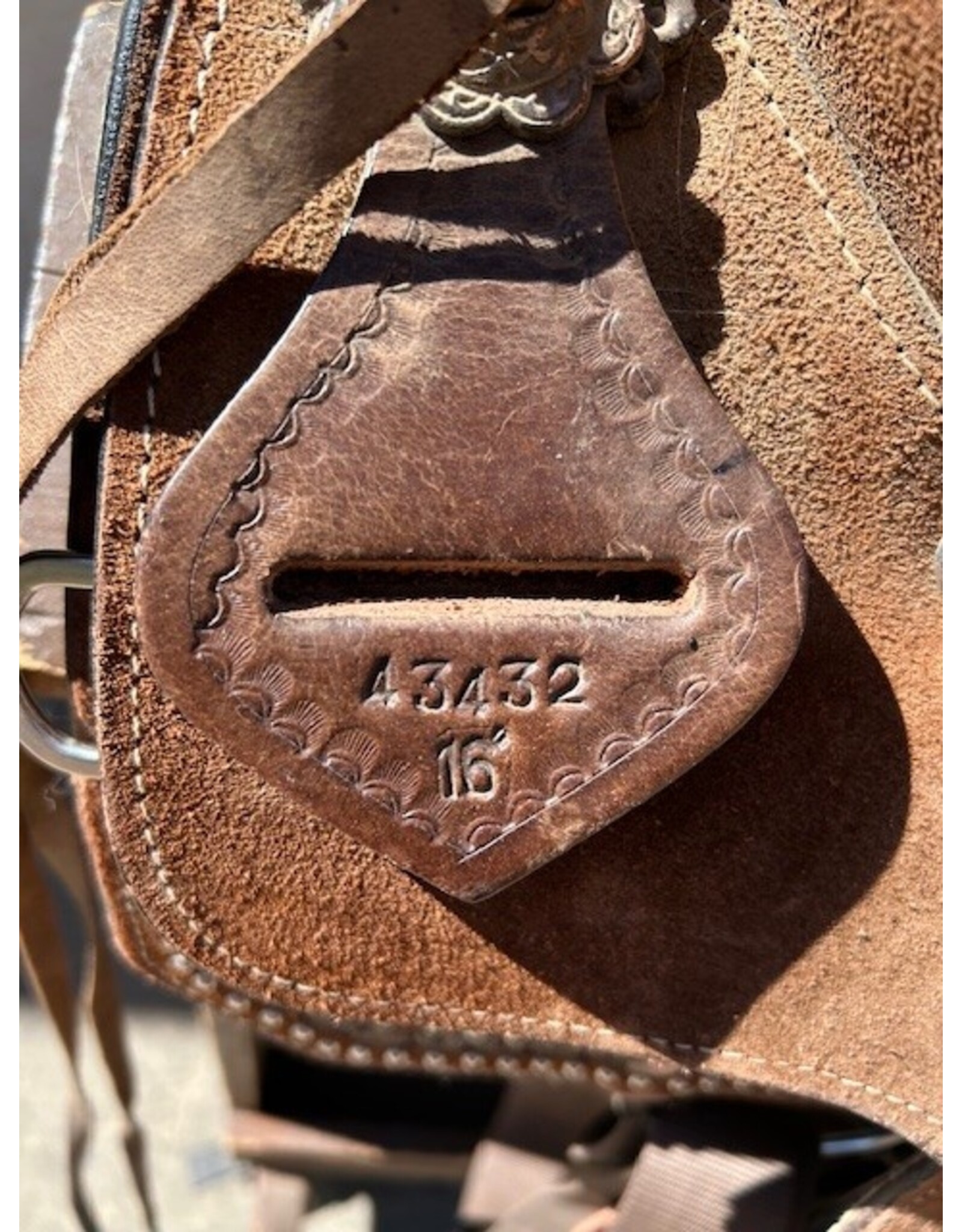 Western Barrel Saddle 16" Seat Full Quarter Horse Bars