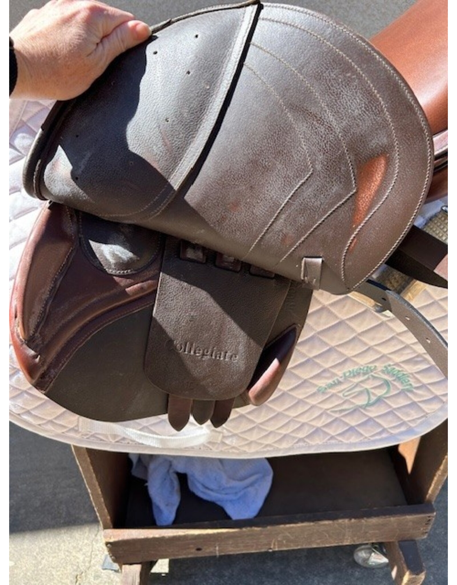 Collegiate Triumph Saddle 16" Seat, Adjustable Gullet (Wide Installed)