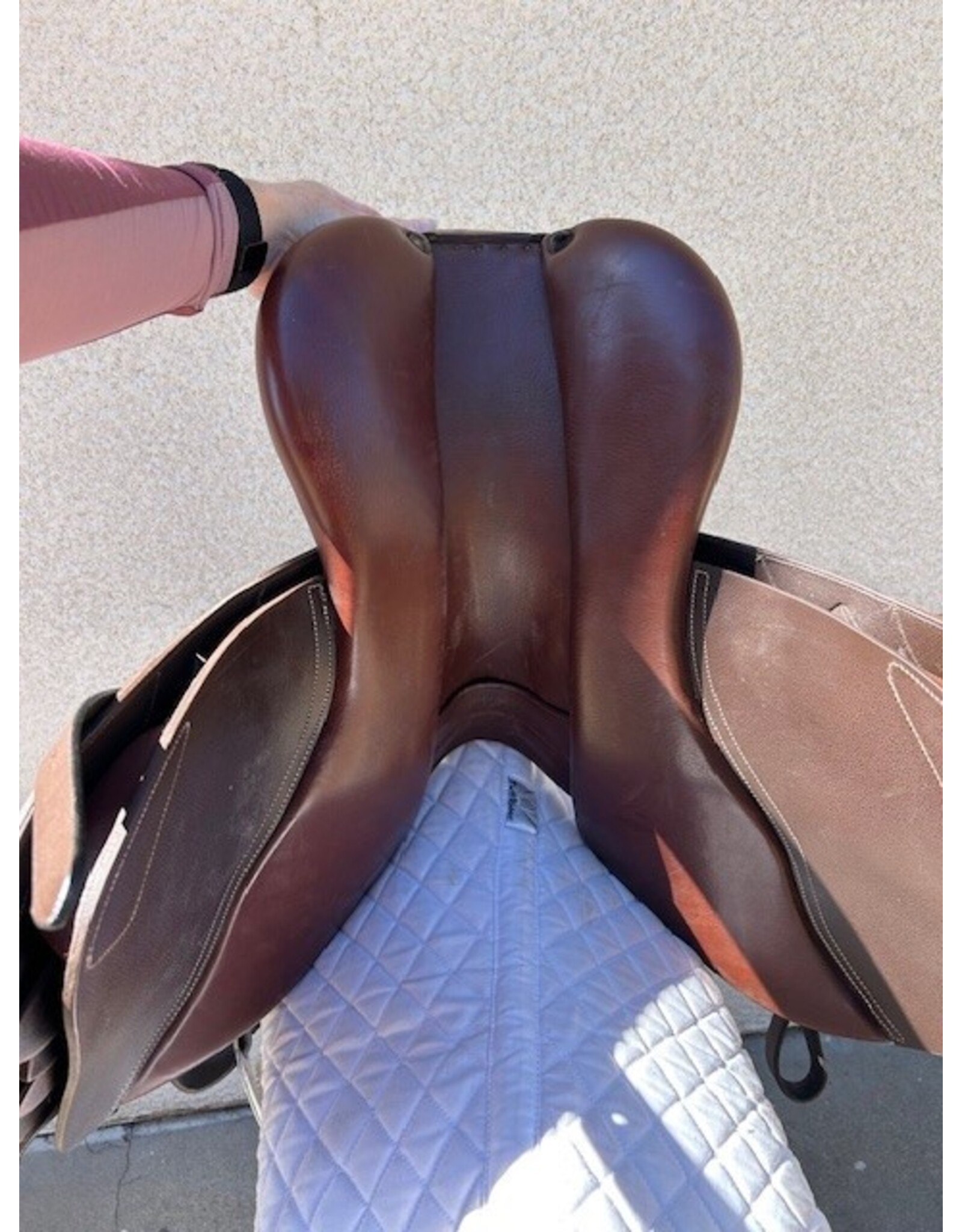 Collegiate Triumph Saddle 16" Seat, Adjustable Gullet (Wide Installed)