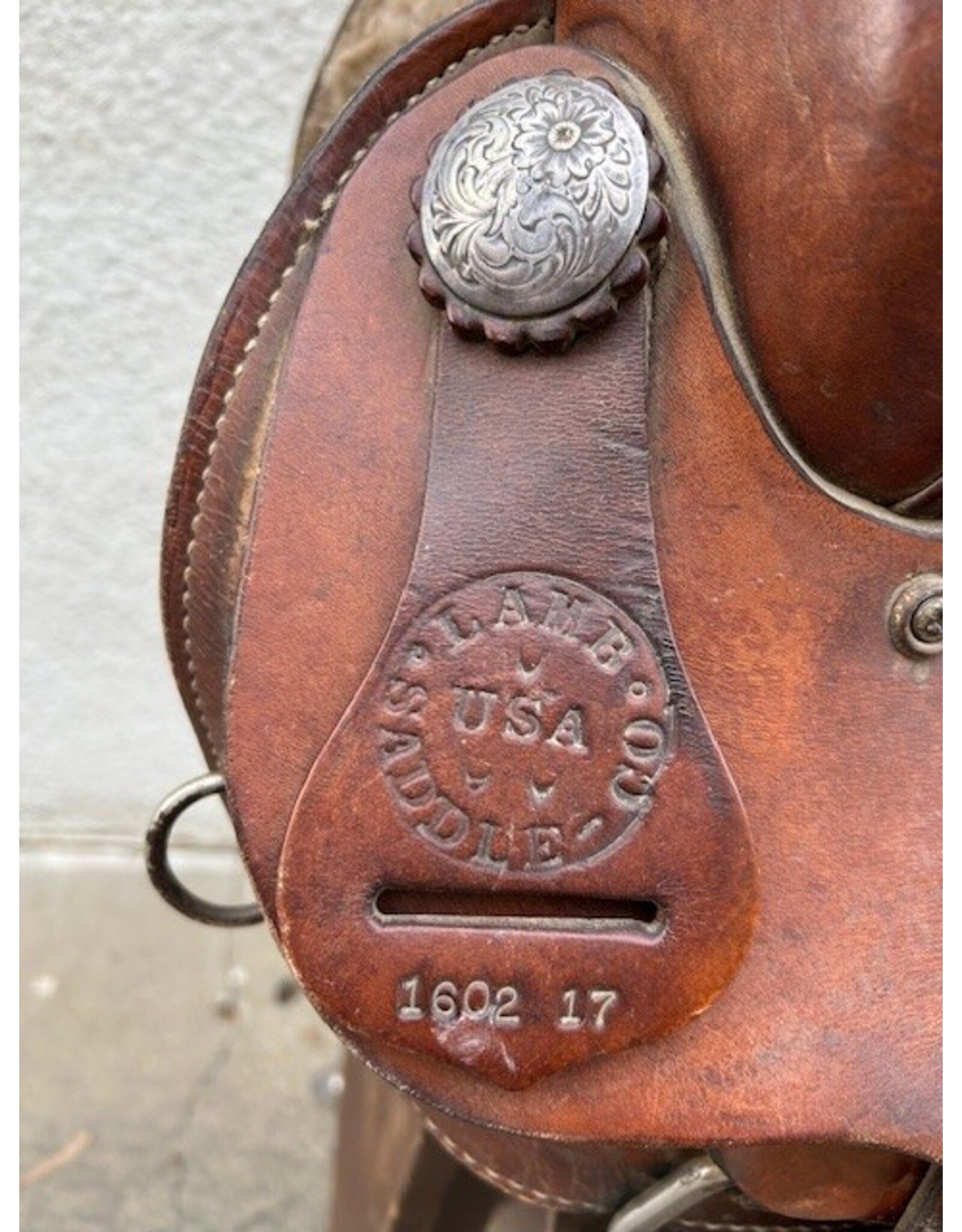 Lamb Saddle Co. 17" Seat, FQHB