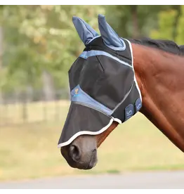 FlyGuard FlyGuard Pro Air Motion Fly Mask with Ears & Nose Airforce Blue