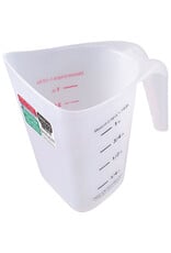 Tuff Stuff Measuring Scoop Ergonomic Wet/Dry Feeld Scoop Clear