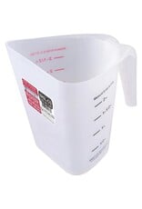 Tuff Stuff Measuring Scoop Ergonomic Wet/Dry Feeld Scoop Clear