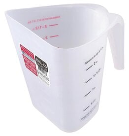 Tuff Stuff Measuring Scoop Ergonomic Wet/Dry Feeld Scoop Clear